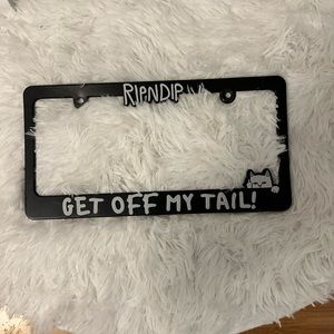 Rip n dip license plate cover